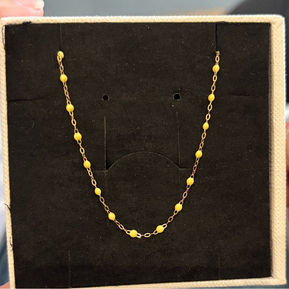 Gigi Clozeau Classic Gigi Mimosa Anklet, Yellow Gold, 9.4"